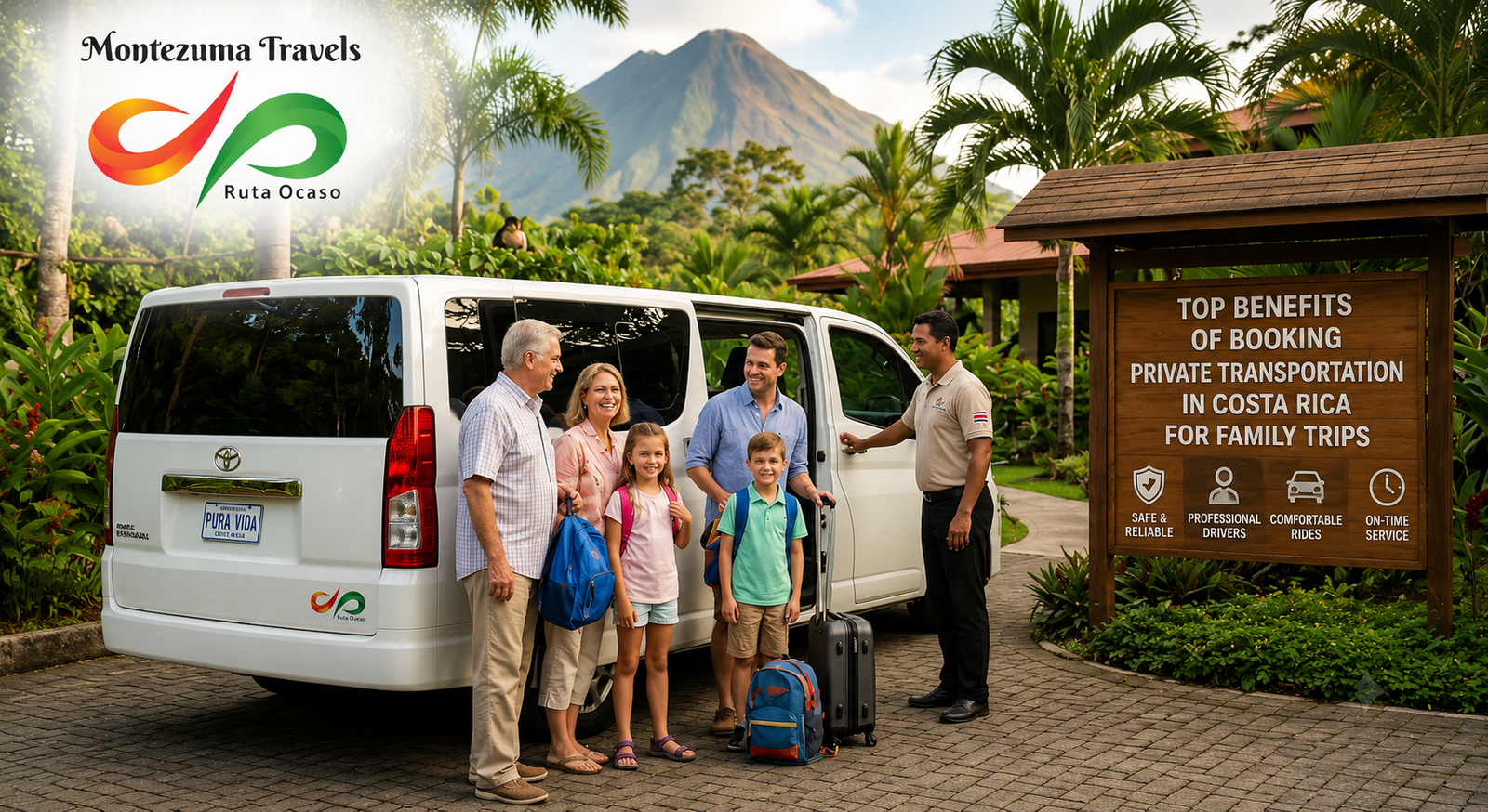 Top Benefits of Booking Private Transportation in Costa Rica for Family Trips
